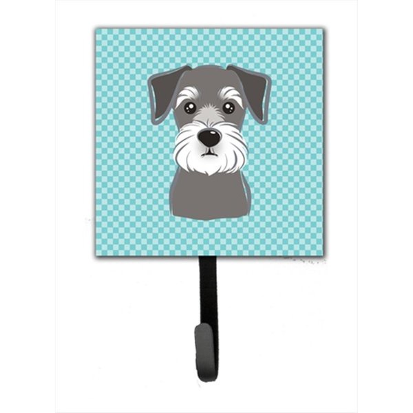 Micasa Blue Checkered Schnauzer Leash or Key Holder MI250177